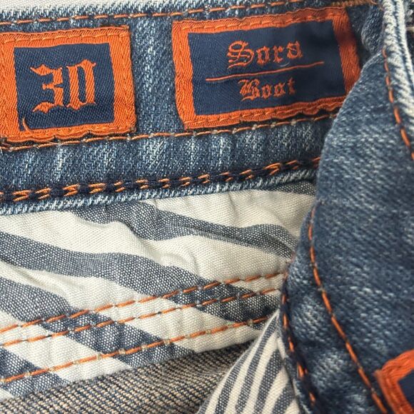 Rock Revival Sora Boot Jeans Women's Sz 30** Blue Stretch The Buckle Jeans - Picture 11 of 12